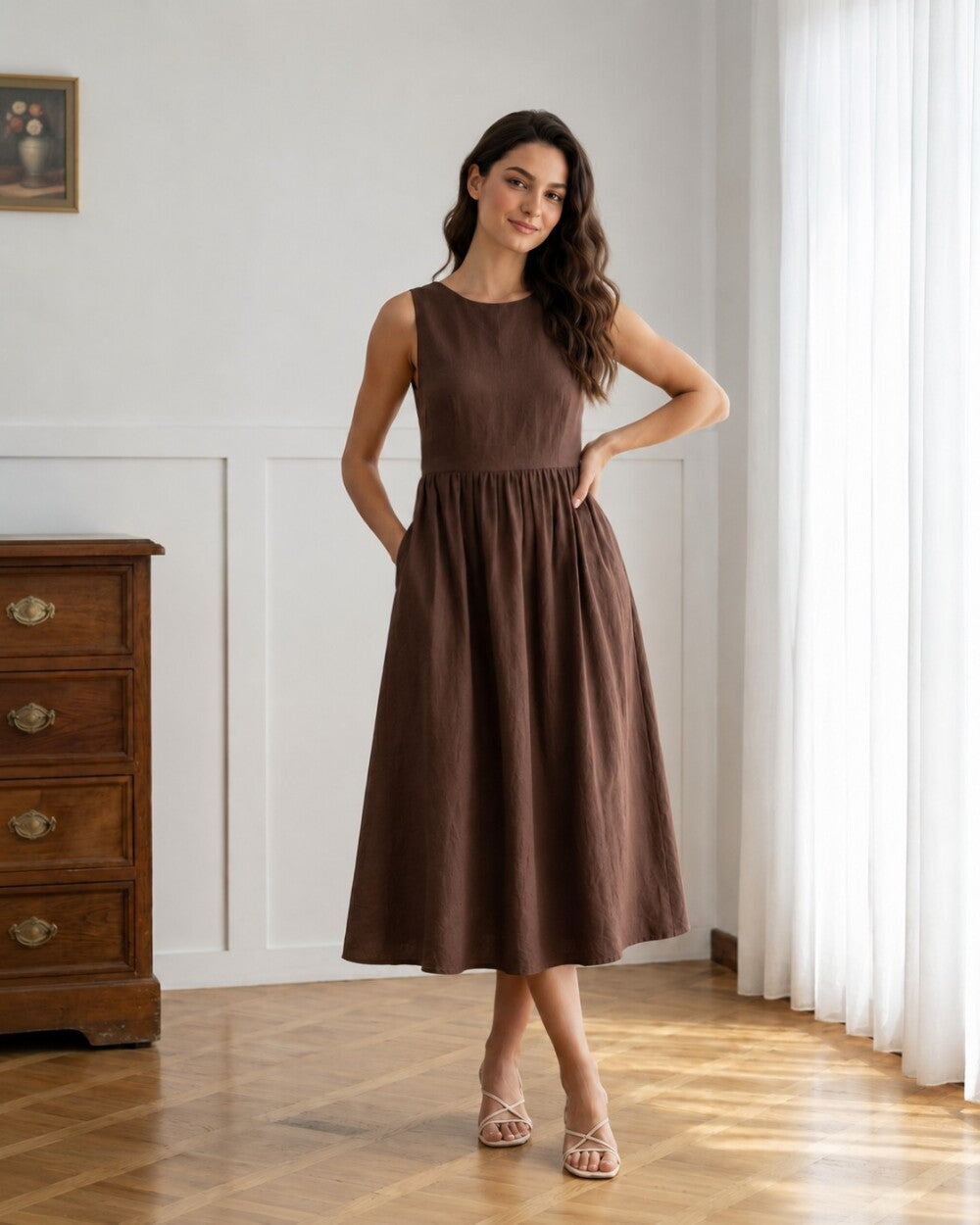 Linen Midi Dresses
